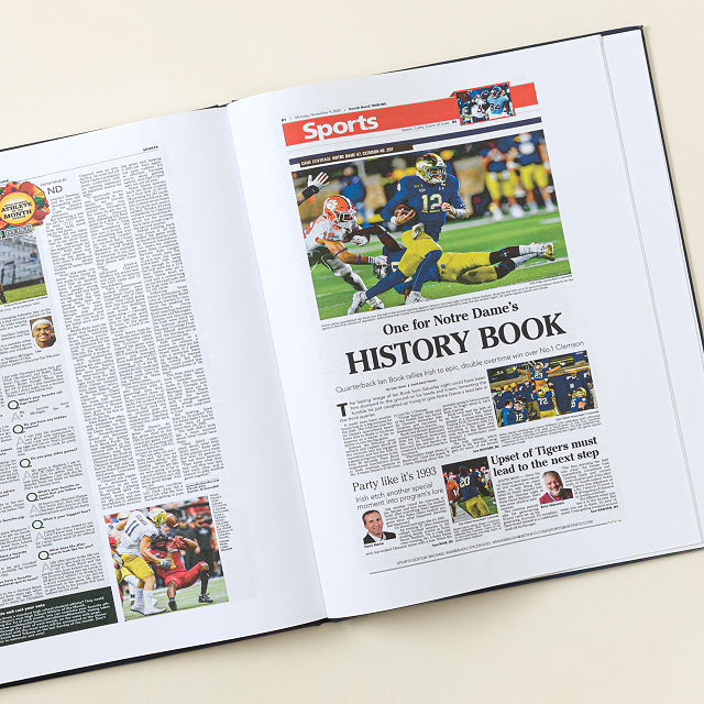Personalized College Football History Books