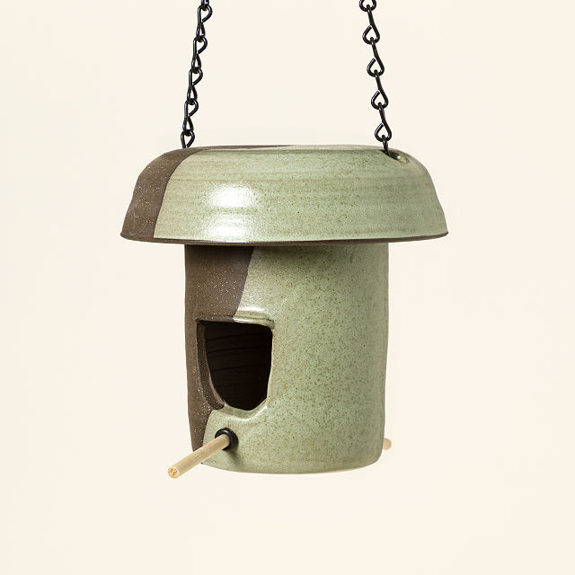 Stoneware Bird House