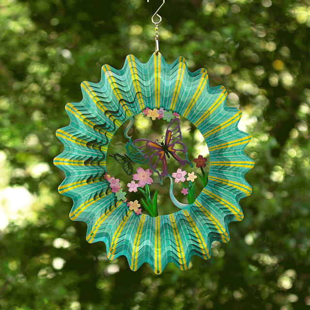 Floating Butterflies Wind Spinner