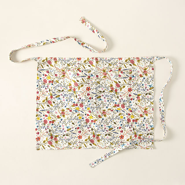 Floral-Printed Garden Apron