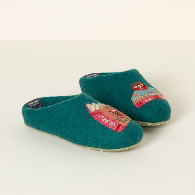 Book Lover's Slippers