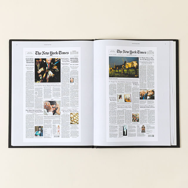 New York Times Premium Custom Anniversary Book