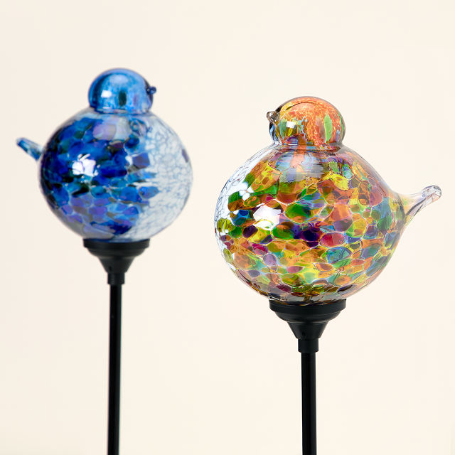 Light The Way Solar Bird Stake