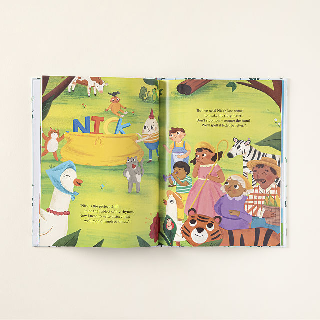 Personalized My Name in Nursery Rhymes Book