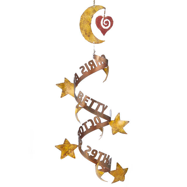 Stars Align Personalized Wind Sculpture