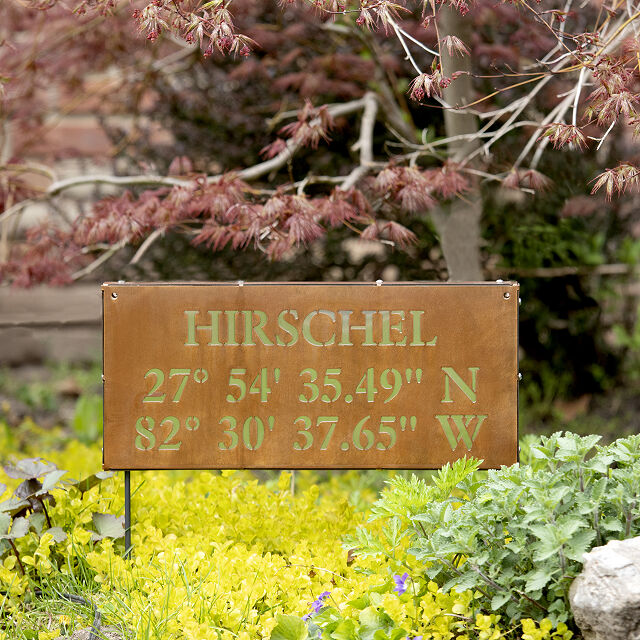 Latitude Longitude House Sign