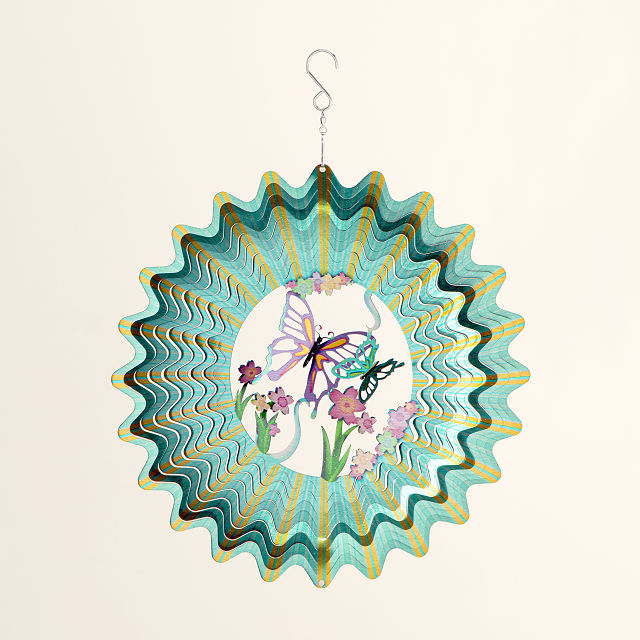 Floating Butterflies Wind Spinner