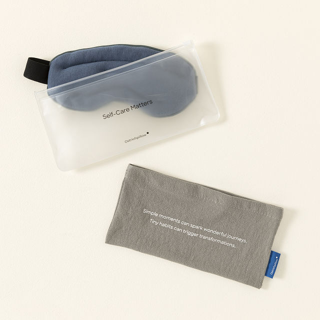 Weighted Blackout Heating and Cooling Eye Mask