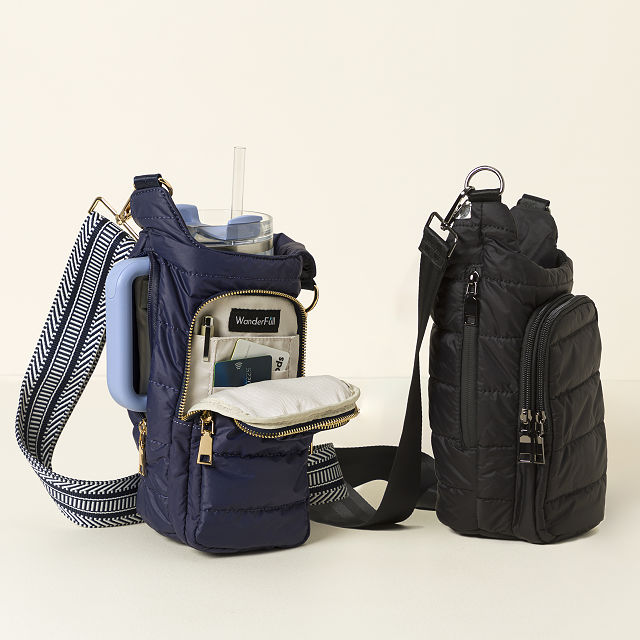 Crossbody Handle Water Bottle Bag
