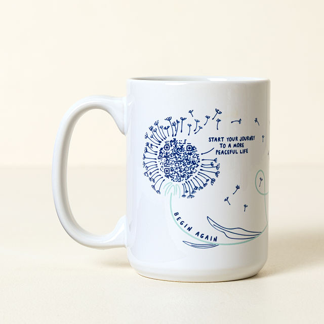 Daily Mindfulness Interactive QR Mug
