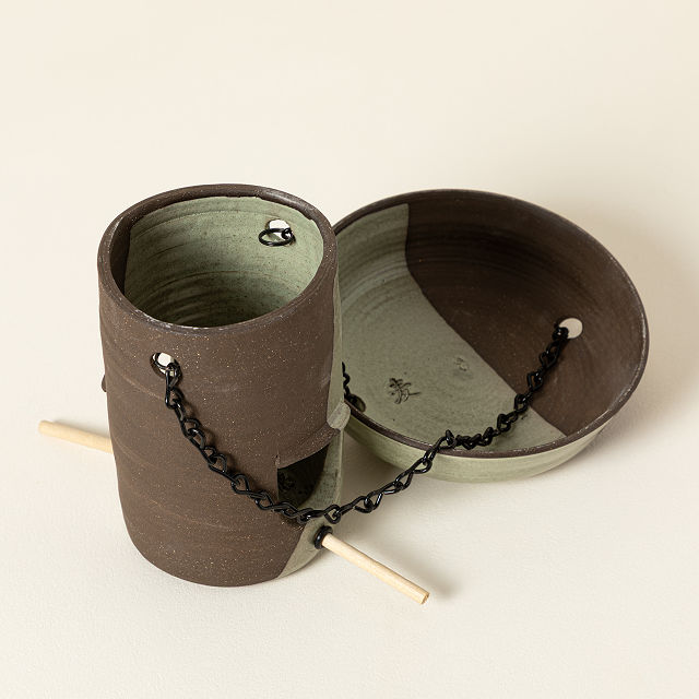 Stoneware Bird House