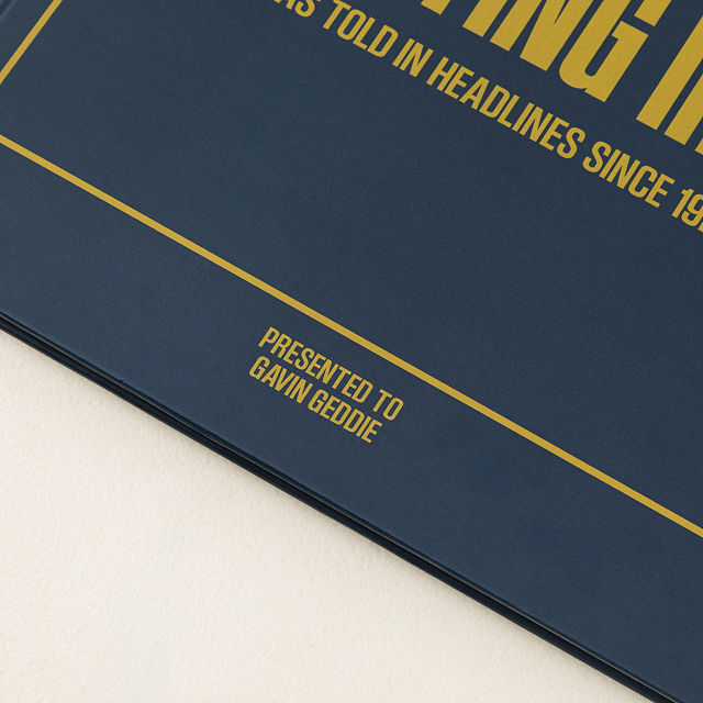 Personalized College Football History Books