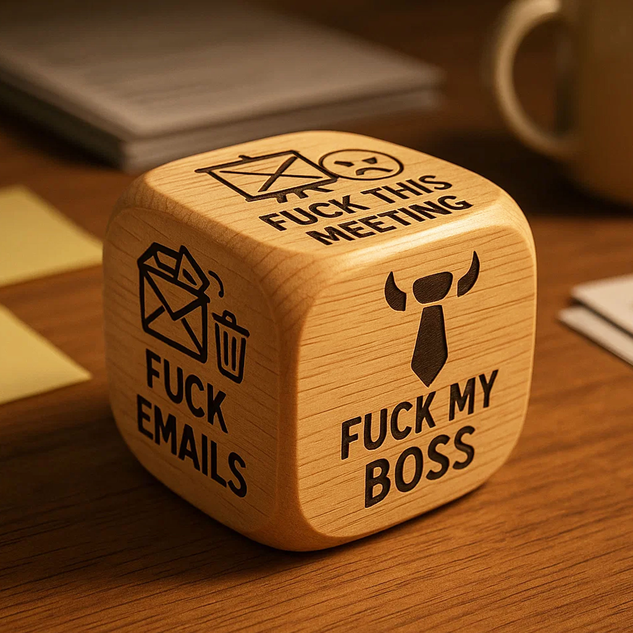 🎲🎁 F*ck Work Dice - Perfect Gift for Holidays & Special Occasions!