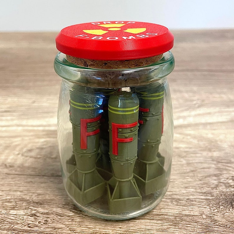 💣 Jar of F Bombs - Perfect Army Gift for Holidays & Special Occasions! 🎁