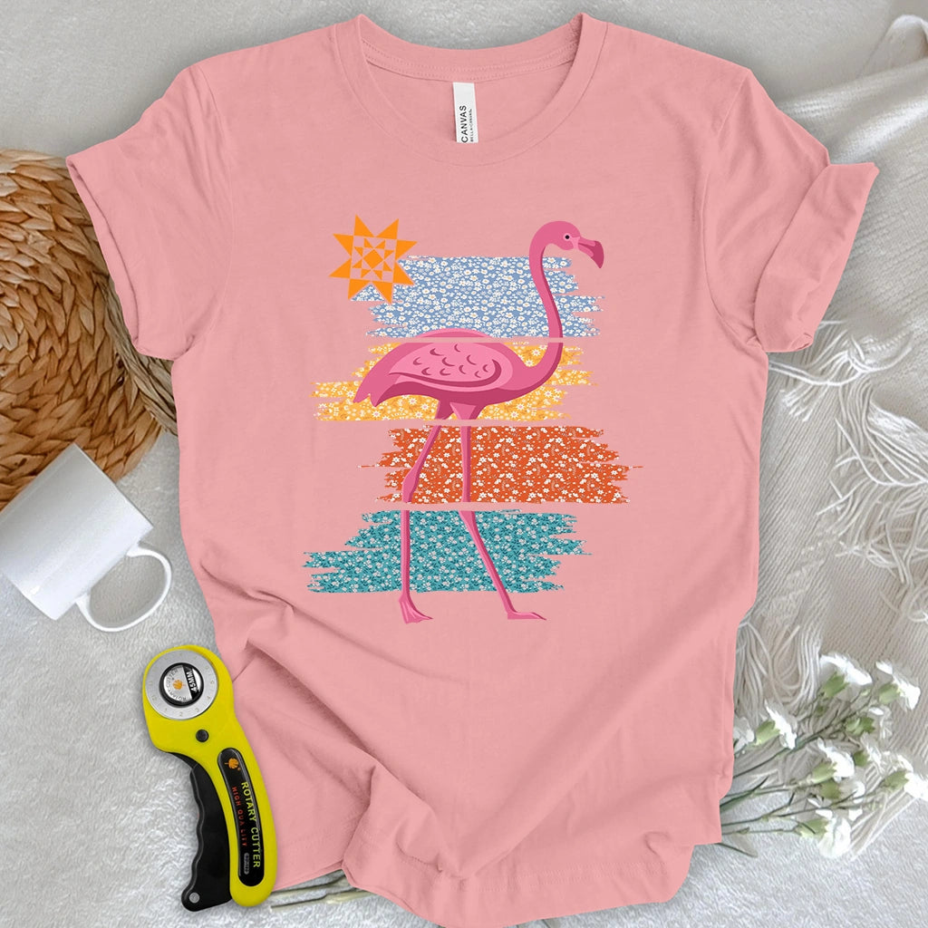 Quilty Flamingo T-shirt ๐๐ Perfect Gift for Holidays & Special Occasions