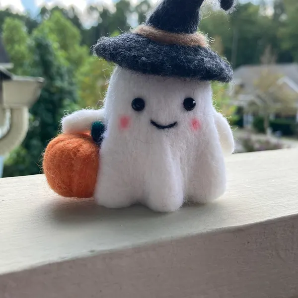 πβ¨ Felted Ghost Witch - Perfect Holiday & Occasion Gift!