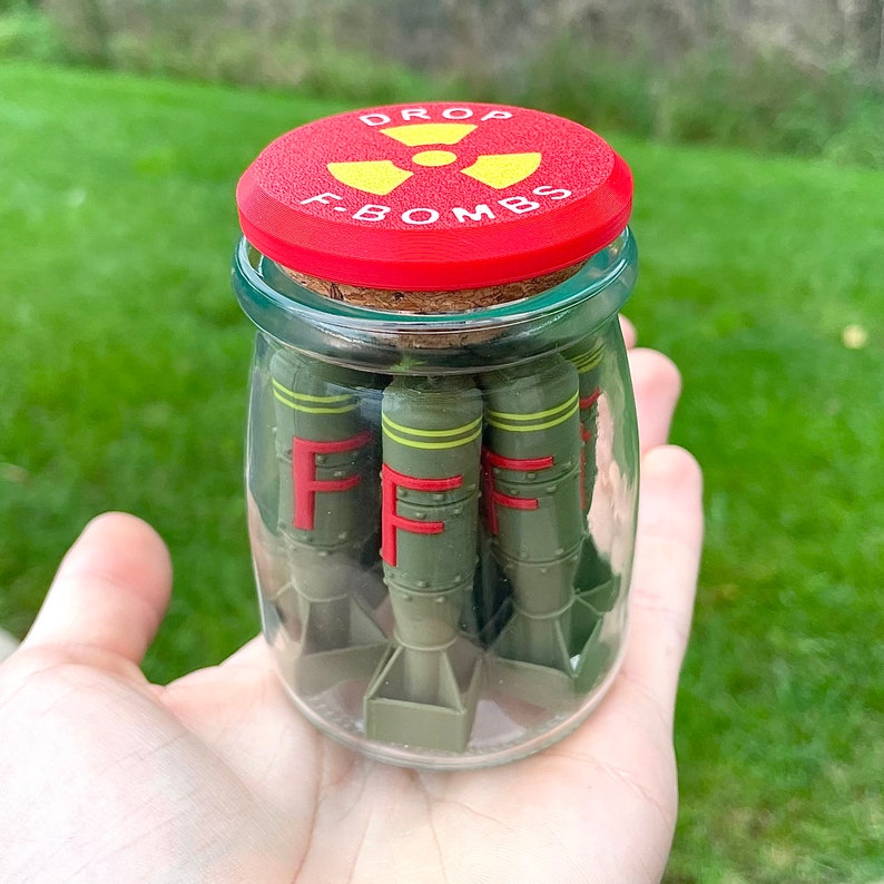 💣 Jar of F Bombs - Perfect Army Gift for Holidays & Special Occasions! 🎁