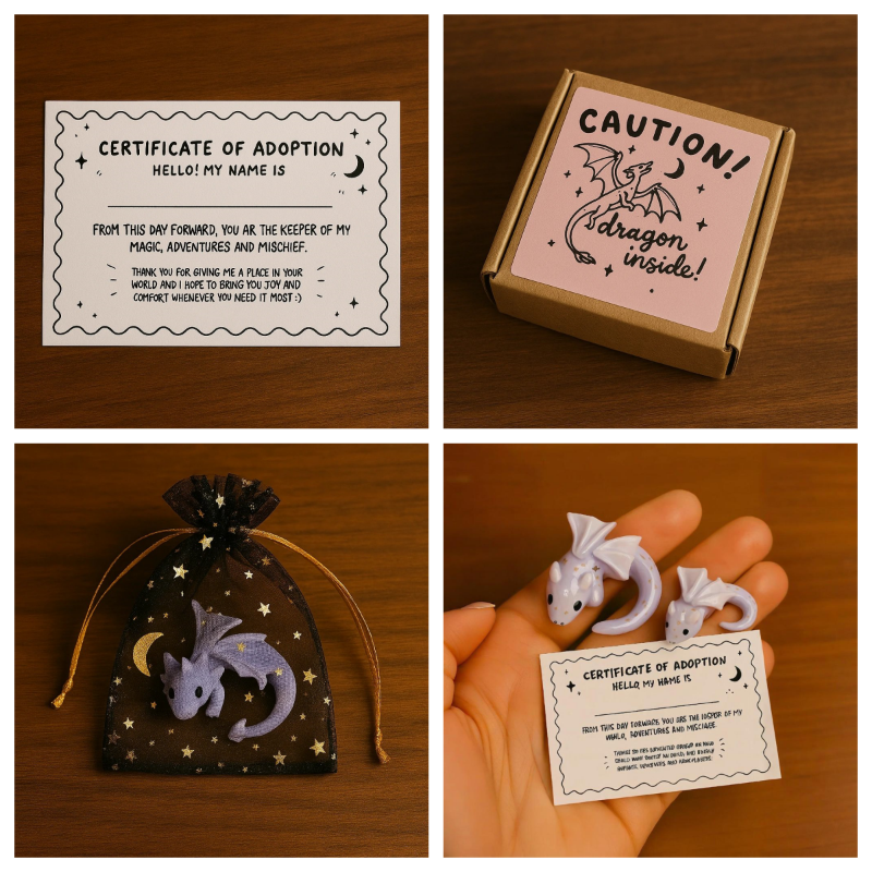 ✨ Adopt a Magical Dragon Friend for Life – Perfect Gift for Holidays & Special Occasions! 🎁