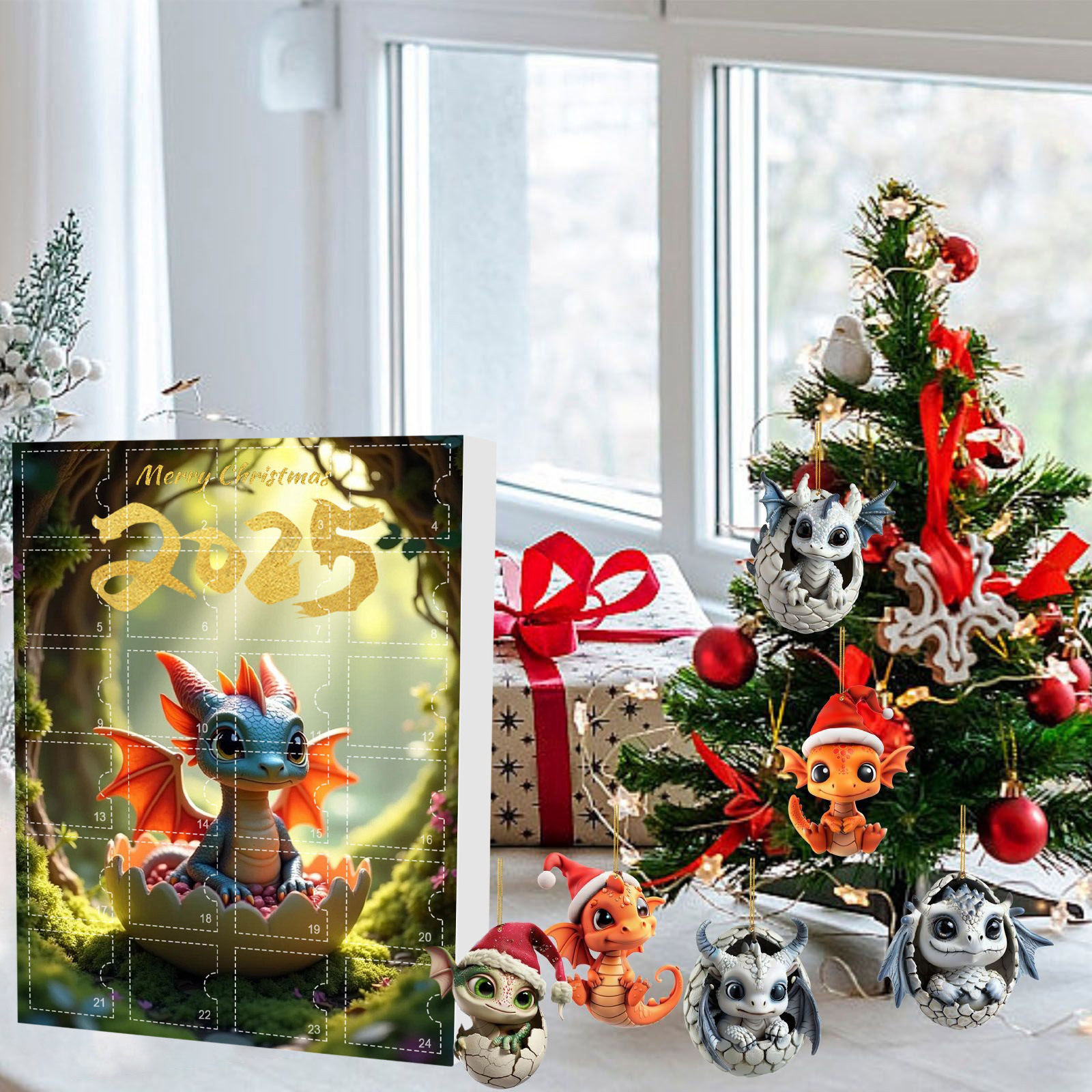 ✨2025 Blue Dragon Advent Calendar – Perfect Holiday Countdown Gift! 🎁