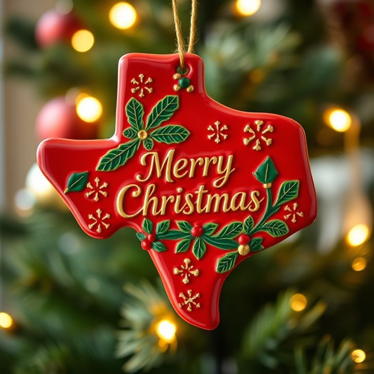 🎁 State Pride Christmas Ornament – Perfect Holiday & Special Occasion Gift 🎄