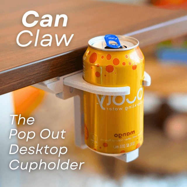 🎁 Can Claw - Fold Out Desk Cupholder ✨ Perfect Holiday & Gift Idea!