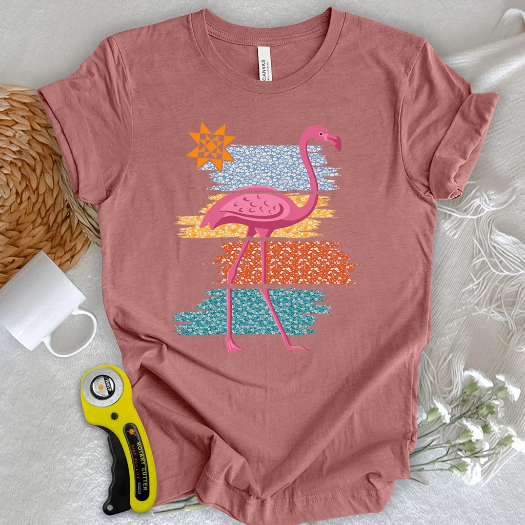 Quilty Flamingo T-shirt ๐๐ Perfect Gift for Holidays & Special Occasions
