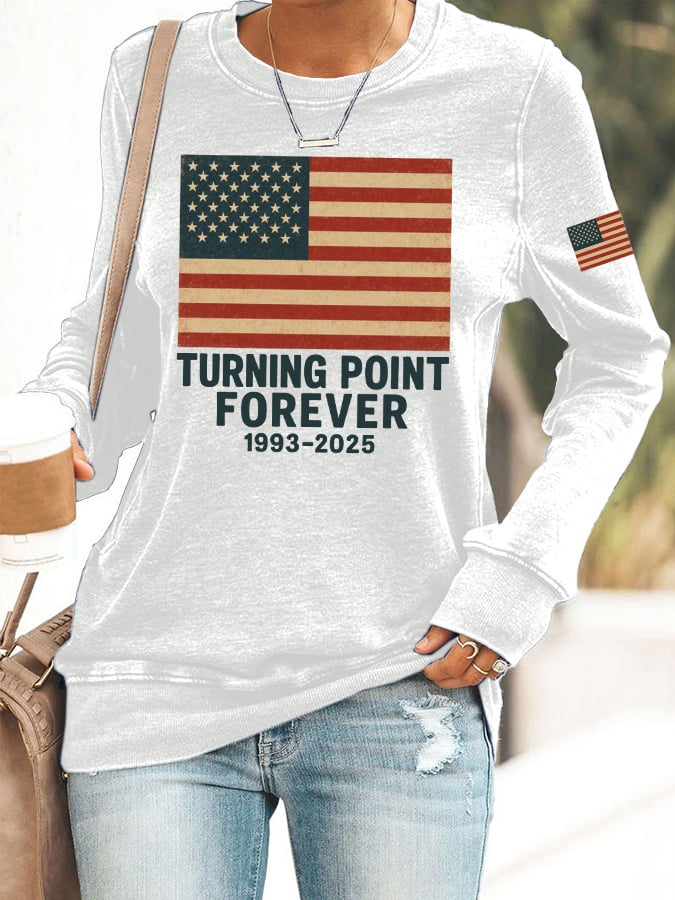 Women's Turning Point Forever 1993-2025 Print Sweatshirt 🎁✨ Perfect Holiday & Special Occasion Gift
