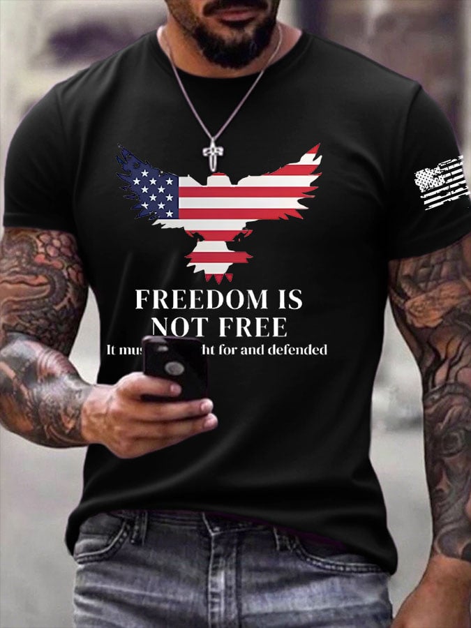 🎁 Men's Commemorative Leader Print T-Shirt – Perfect Holiday & Special Occasion Gift 👔