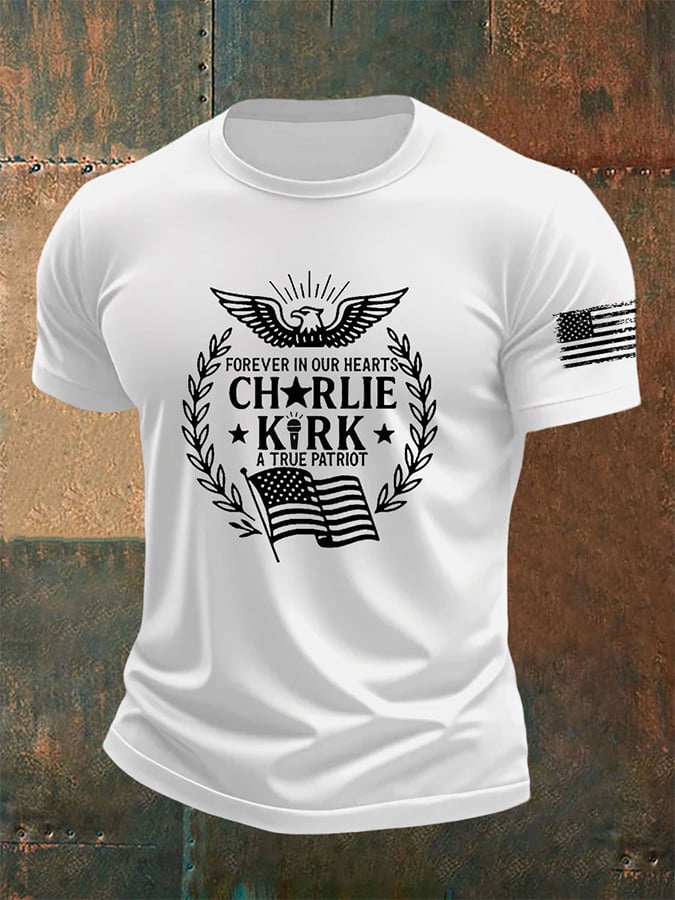 Men's Forever In Our Hearts Patriotic T-Shirt ๐บ๐ธ๐ Perfect Gift for Holidays & Special Occasions