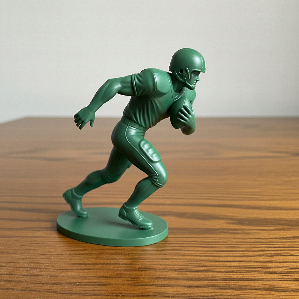 🏈Football Player Desktop Figurine - Perfect Gift🎁for Sports Fans & Special Occasions