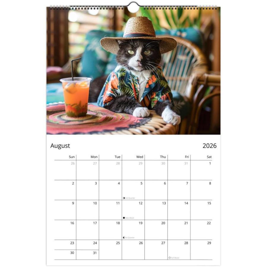 🎁🐱2026 Cats Doing Things Calendar – Perfect Gift for Holidays & Special Occasions!