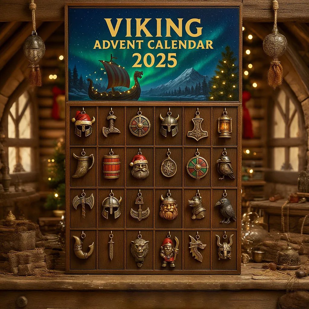 🎁✨ 2025 Viking Advent Calendar – Perfect Holiday & Special Occasion Gift! ⚔️🌲