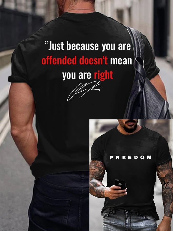 ๐ Men's Commemorative Printed T-Shirt - Perfect Holiday & Special Occasion Gift ๐