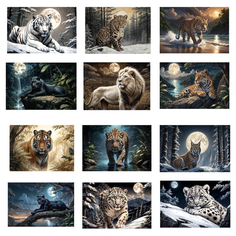 🐆 Wild Cat 2026 Wall Calendar - Perfect Holiday & Special Occasion Gift 🎁