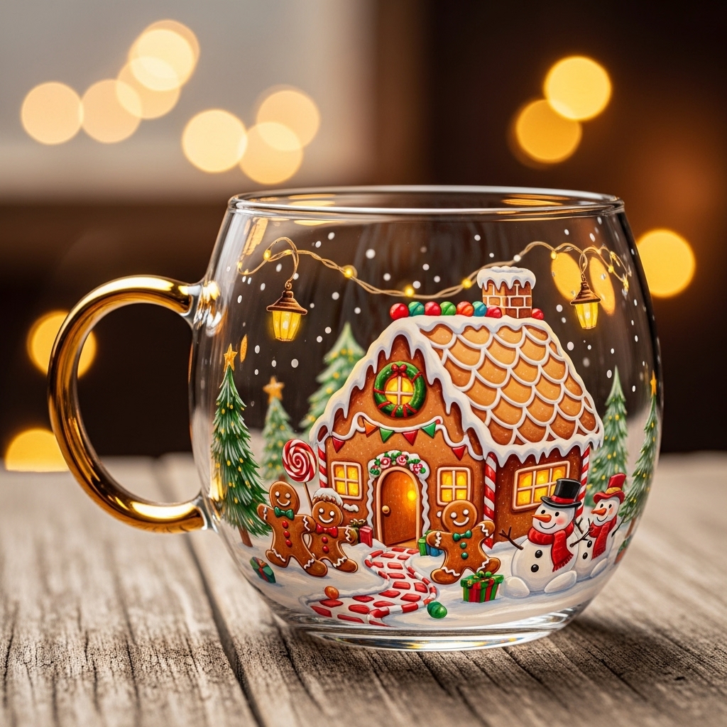 🎄✨Christmas Painted Mug - Perfect Holiday Gift for Special Occasions