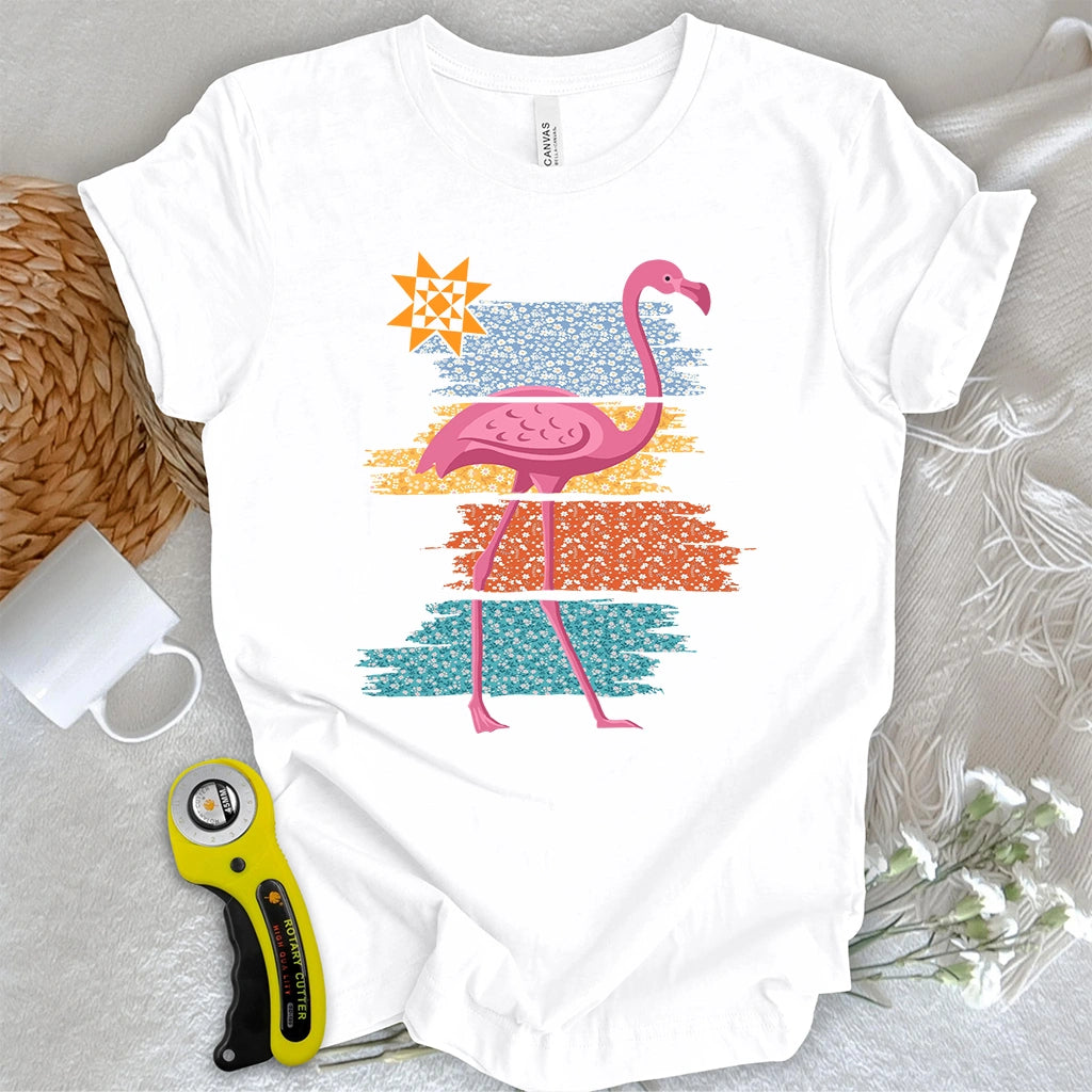 Quilty Flamingo T-shirt ๐๐ Perfect Gift for Holidays & Special Occasions