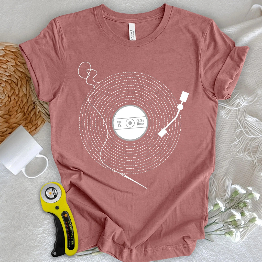 ๐ Custom Stitched Vinyl T-Shirt โ Perfect Gift for Holidays & Special Occasions! ๐