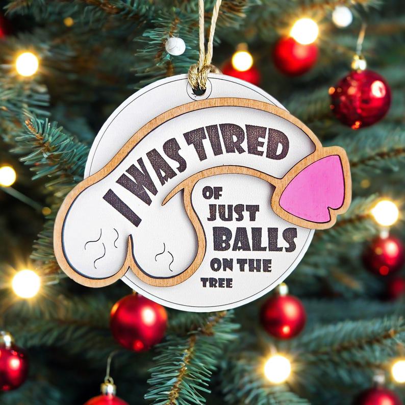๐๐ Hilarious Christmas Tree Ornament โ Perfect Gift for Holidays & Special Occasions โ
