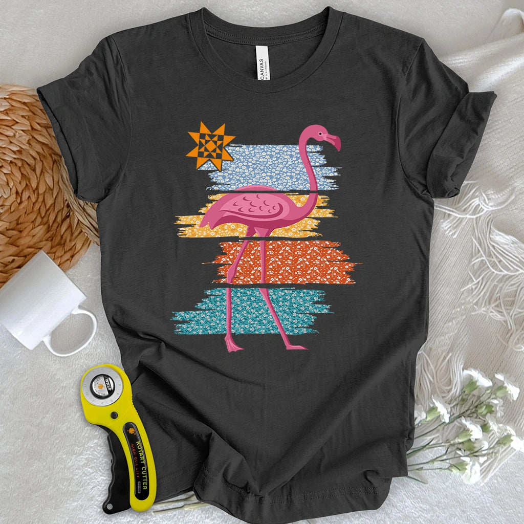 Quilty Flamingo T-shirt ๐๐ Perfect Gift for Holidays & Special Occasions