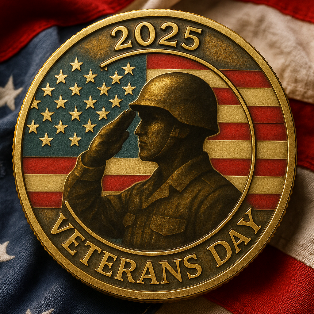 🌟2025 Veterans Day Commemorative Coin - Perfect Holiday Gift & Special Occasion Present 🎁