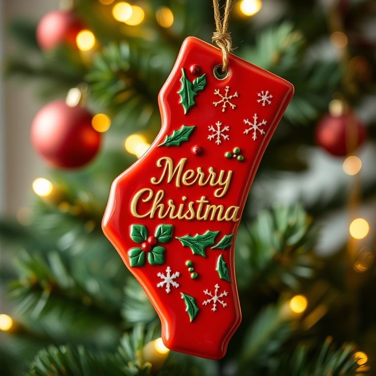 ๐ State Pride Christmas Ornament โ Perfect Holiday & Special Occasion Gift ๐