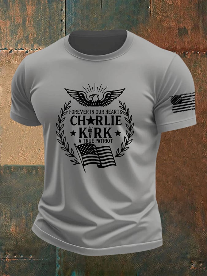 Men's Forever In Our Hearts Patriotic T-Shirt ๐บ๐ธ๐ Perfect Gift for Holidays & Special Occasions