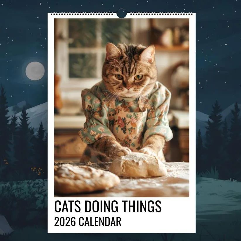 ππ±2026 Cats Doing Things Calendar β Perfect Gift for Holidays & Special Occasions!