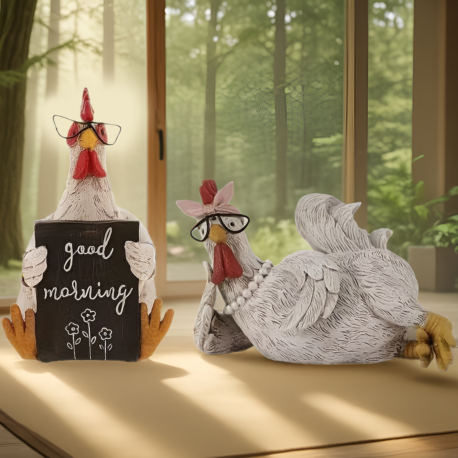🎁☀ Good Morning Rooster Ornament – Perfect Holiday & Special Occasion Gift!