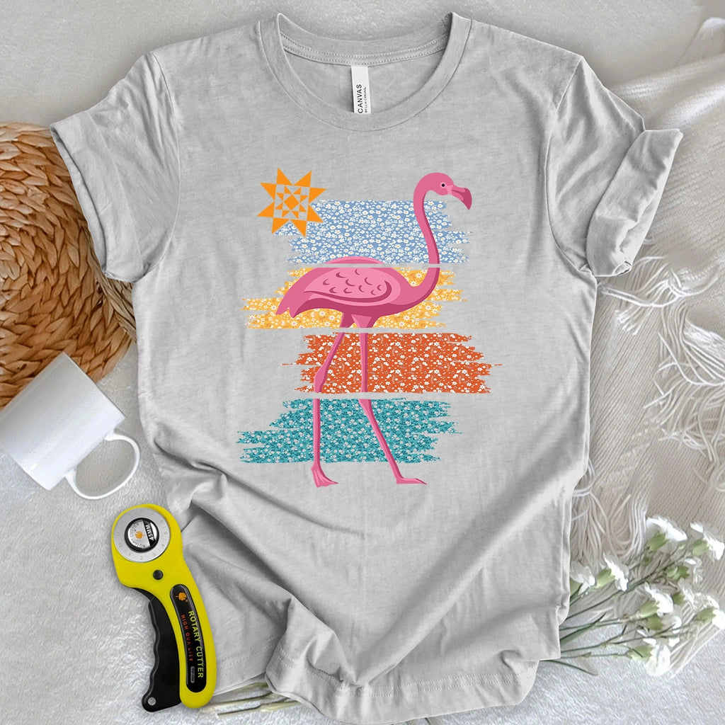 Quilty Flamingo T-shirt ๐๐ Perfect Gift for Holidays & Special Occasions