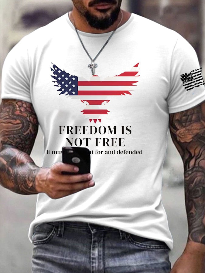 🎁 Men's Commemorative Leader Print T-Shirt – Perfect Holiday & Special Occasion Gift 👔