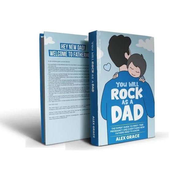 🎁💙 Perfect Gift for New Dads! Expert Guide to First-Time Pregnancy & Fatherhood Essentials – Ideal for Holidays & Special Occasions