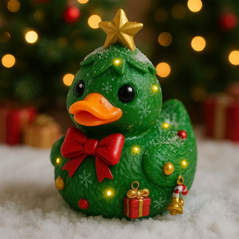🎄🎁 Christmas Duckies – Festive Duck Plush Toy, Perfect Holiday & Gift-Giving Season Present! 🦆✨