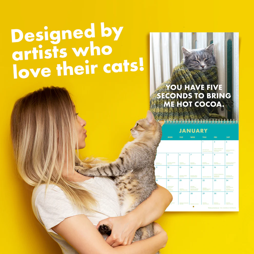 ๐ 2026 Pissed-off Cats Calendar โ Purrfect Gift for Holidays & Special Occasions! ๐ธ