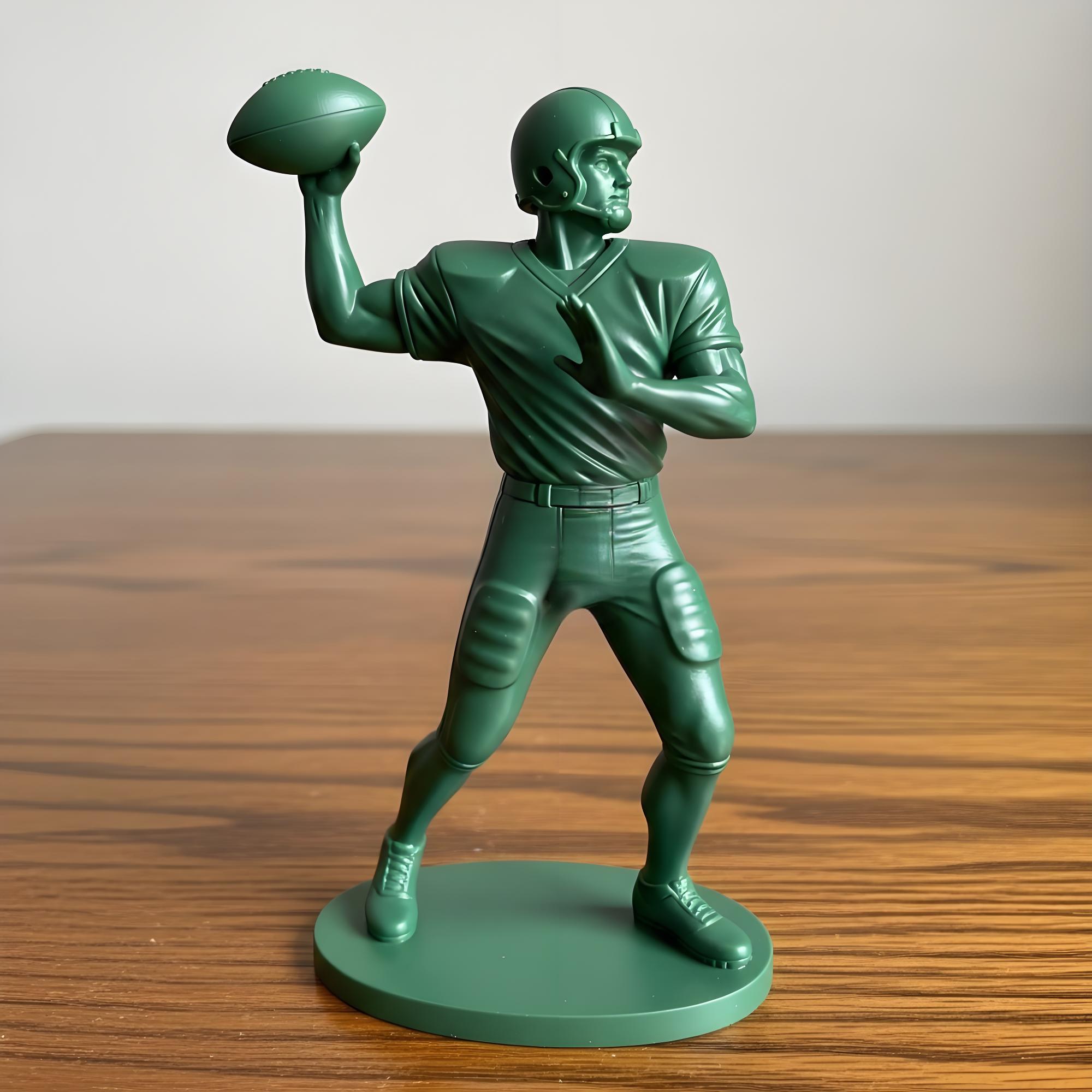 🏈Football Player Desktop Figurine - Perfect Gift🎁for Sports Fans & Special Occasions